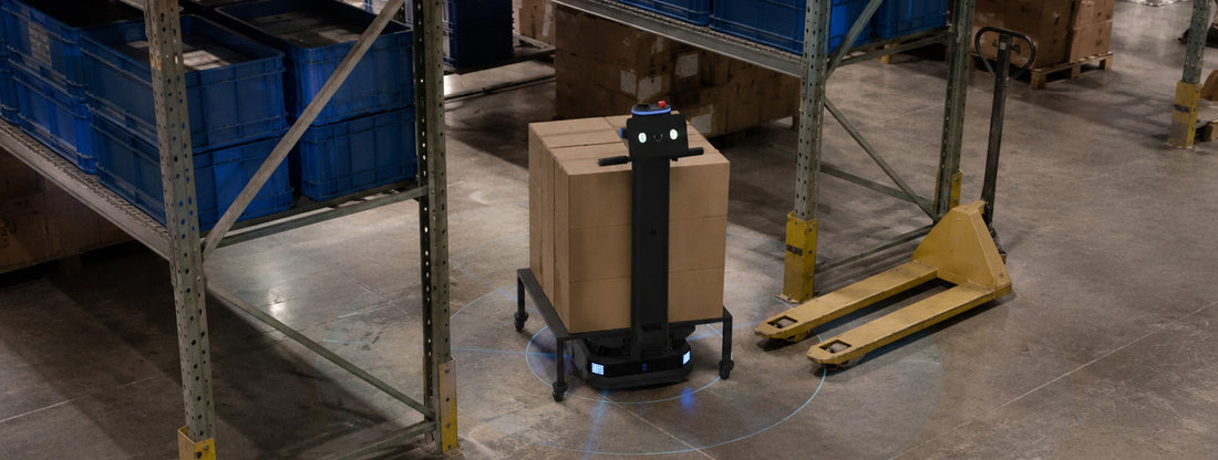 Robot de transport autonome pour entrepôts