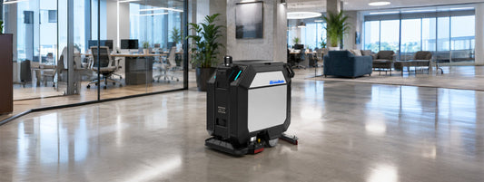 Autonomous cleaning robot for offices