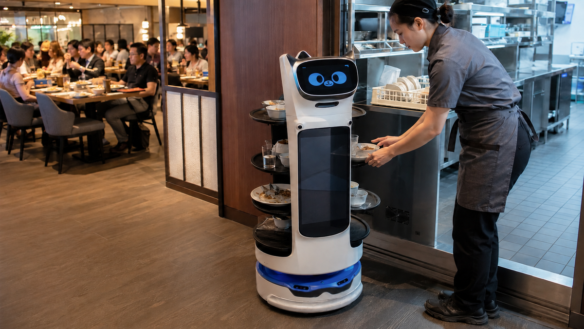Comment automatiser le retour des plateaux dans les restaurants très fréquentés
