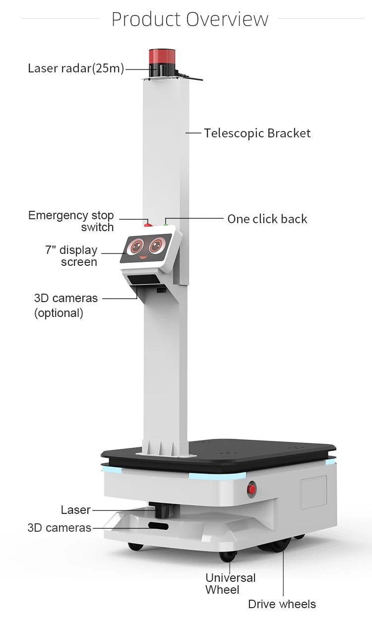 Kuby A1 – Heavy-Duty Factory Delivery Robot